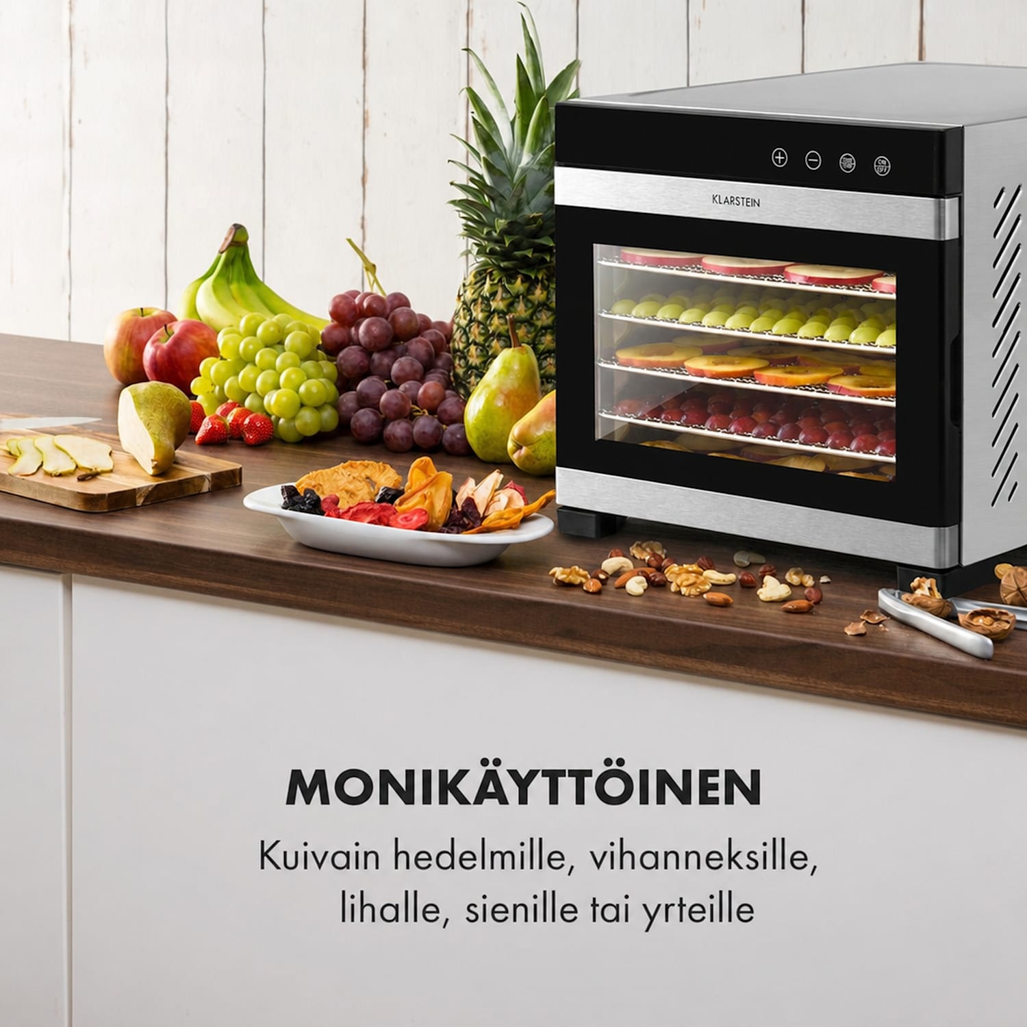 Flavour Dry -kuivuri lämpötila: 35–75 °C digitaalinen termostaatti 
