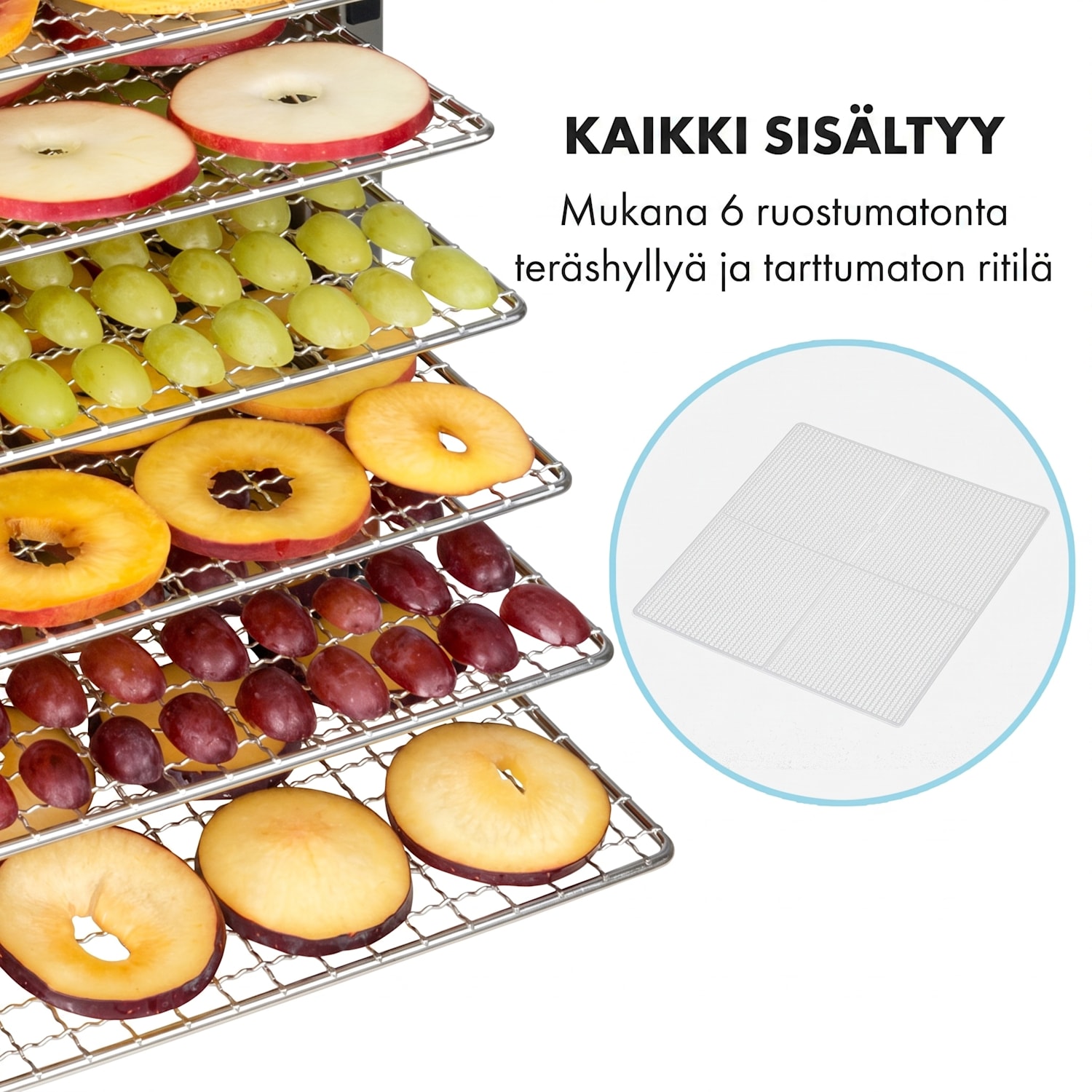 Flavour Dry -kuivuri lämpötila: 35–75 °C digitaalinen termostaatti 