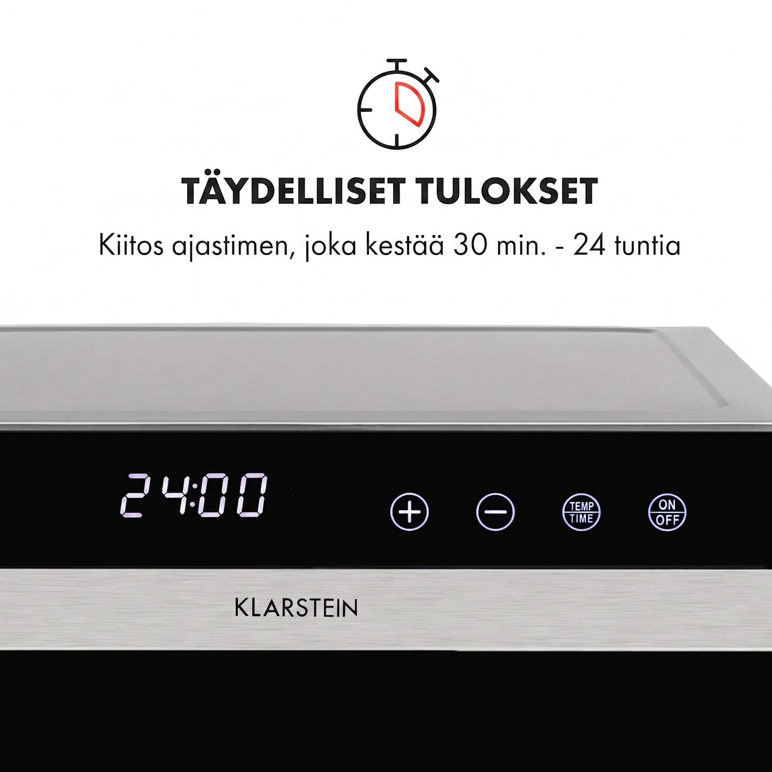 Flavour Dry -kuivuri lämpötila: 35–75 °C digitaalinen termostaatti 