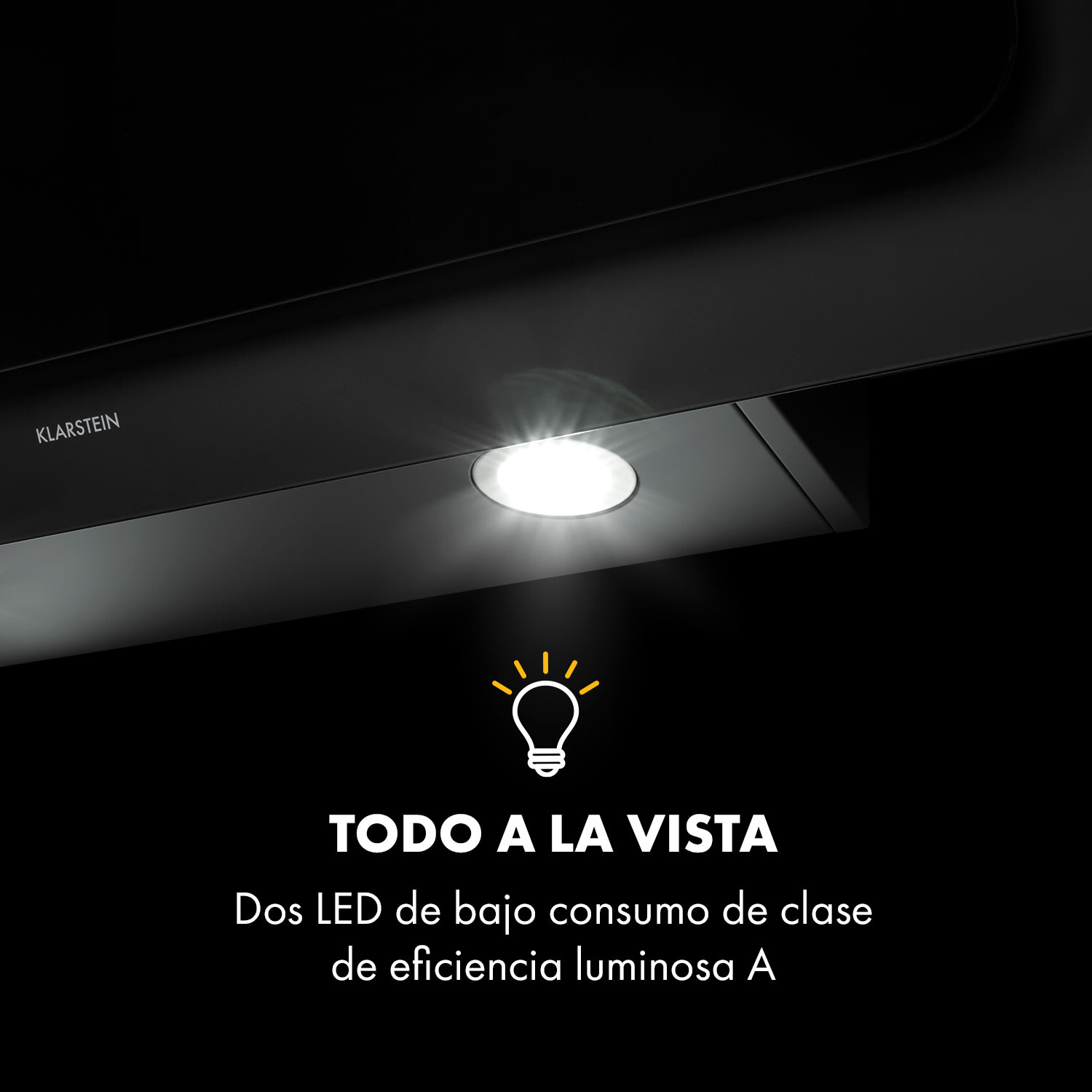 Ariana 90cm 604m³/h campana extractora panel de control táctil EEK A negra 90 cm