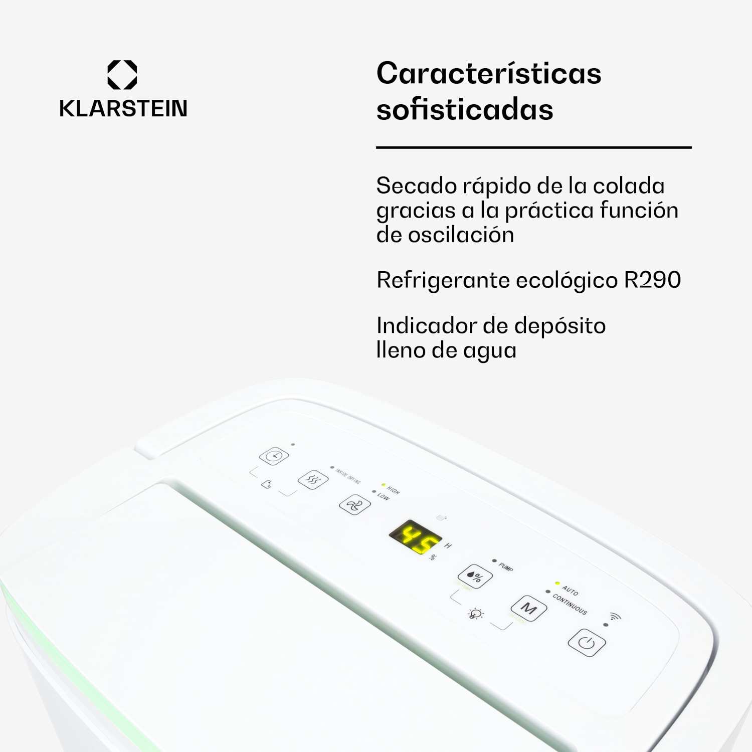 DryFy Connect 30 Deshumidificador WiFi Compresión 30l/d 25-30m² Blanco 30L/24h | Blanco