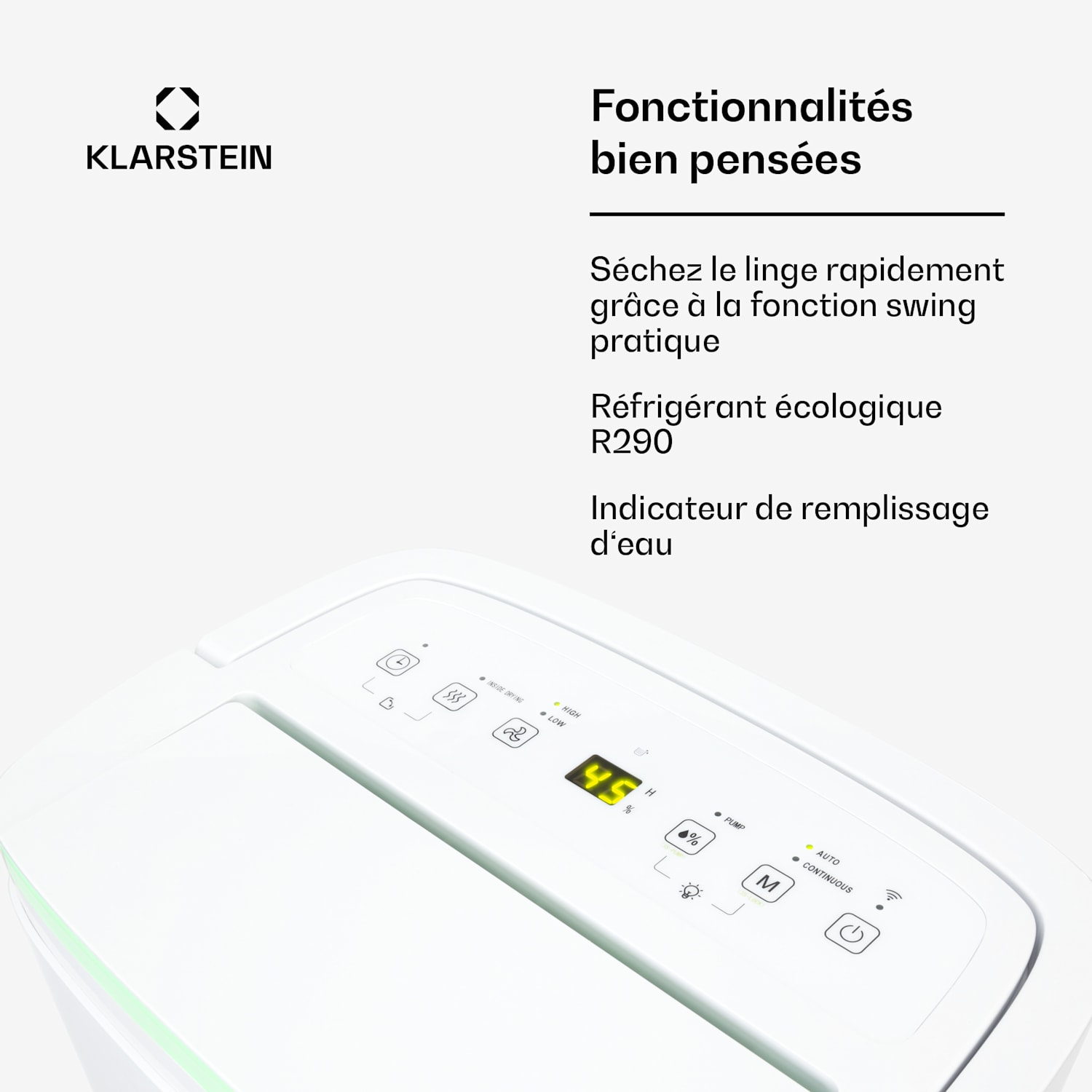 DryFy Connect 30 luchtontvochtiger WiFi compressie 30l/d 25-30m², wit 30L/24h | Wit