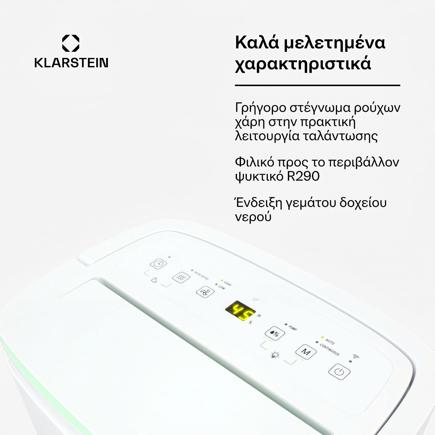 DryFy Pro Connect Smart, αφυγραντήρας, WiFi, συμπίεσης, 30λ/μ, 25-30μ², λευκός 30 L / 24 h | Λευκό