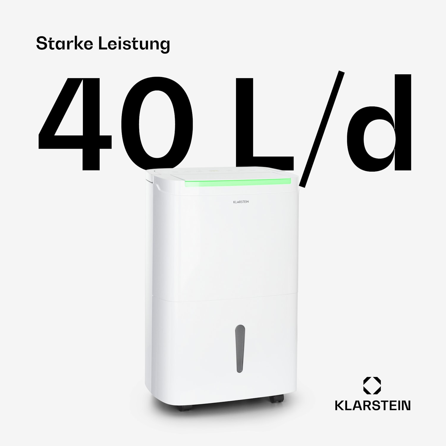 DryFy Connect 40 Luftentfeuchter WiFi Kompression 40l/d 35-45m² 40L/24h | Weiß