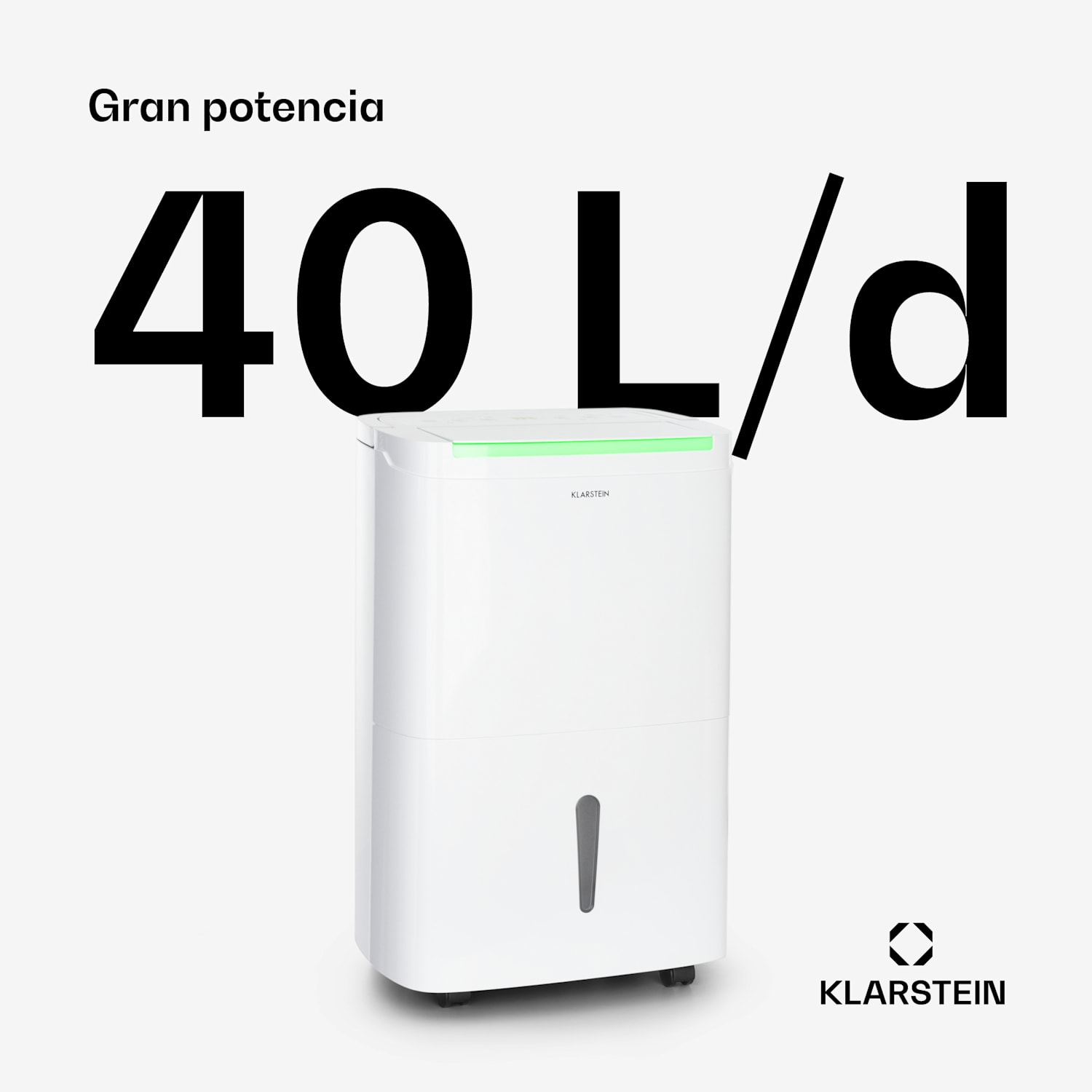 DryFy Connect 40 Deshumidificador WiFi Compresión 40l/d 35-45m² Blanco 40L/24h | Blanco