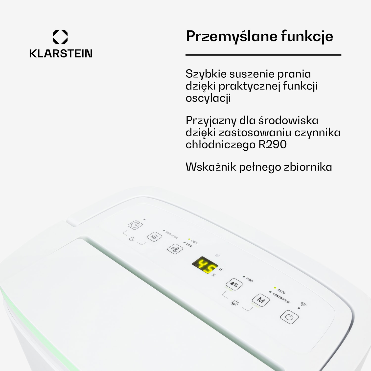 DryFy Connect 50 Smart, osuszacz powietrza, WiFi, kondensacyjny, 50 l/doba, 45-55 m², biały 