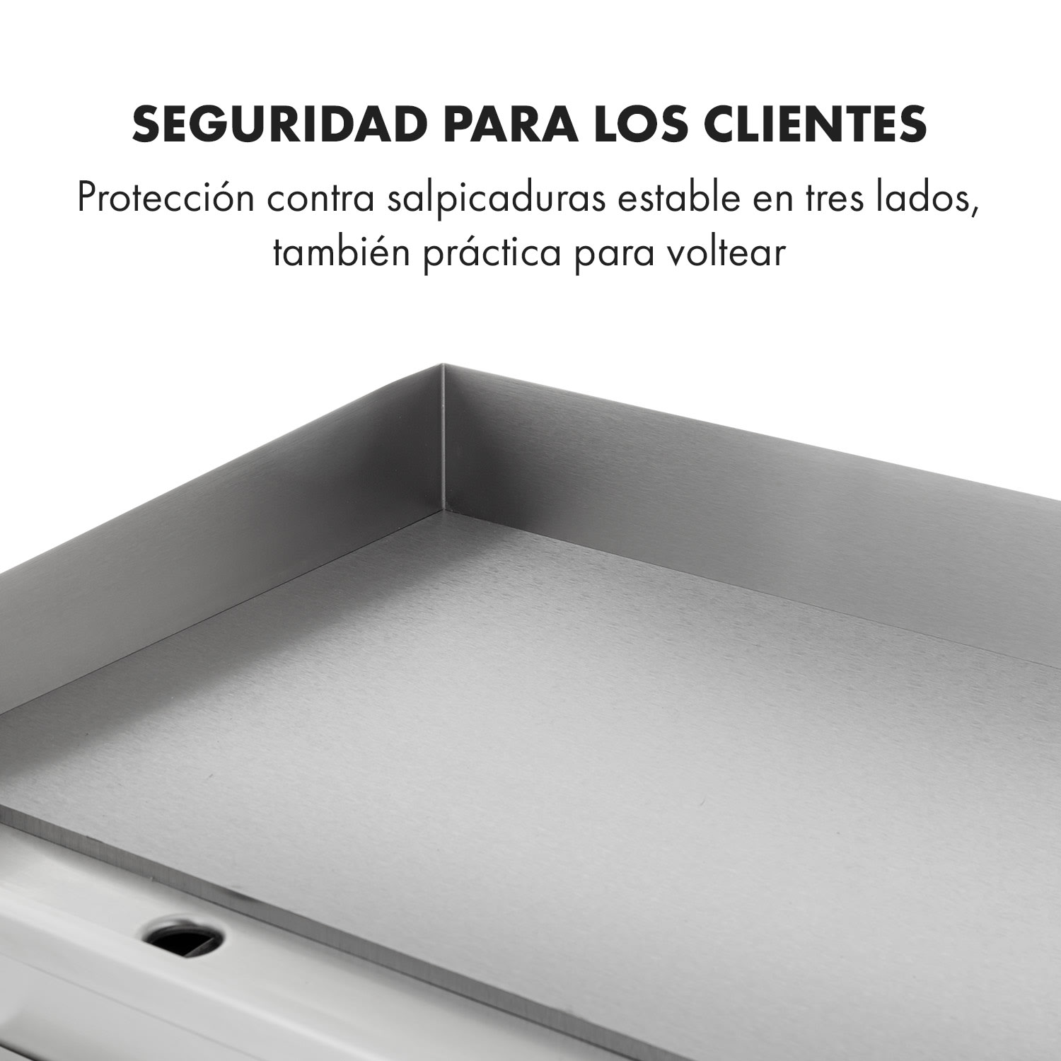 Grillmeile 3000G Pro Plancha eléctrica de 3000W Superficie de cocción de 54,5x35cm Lisa Superficie de la parrilla lisa