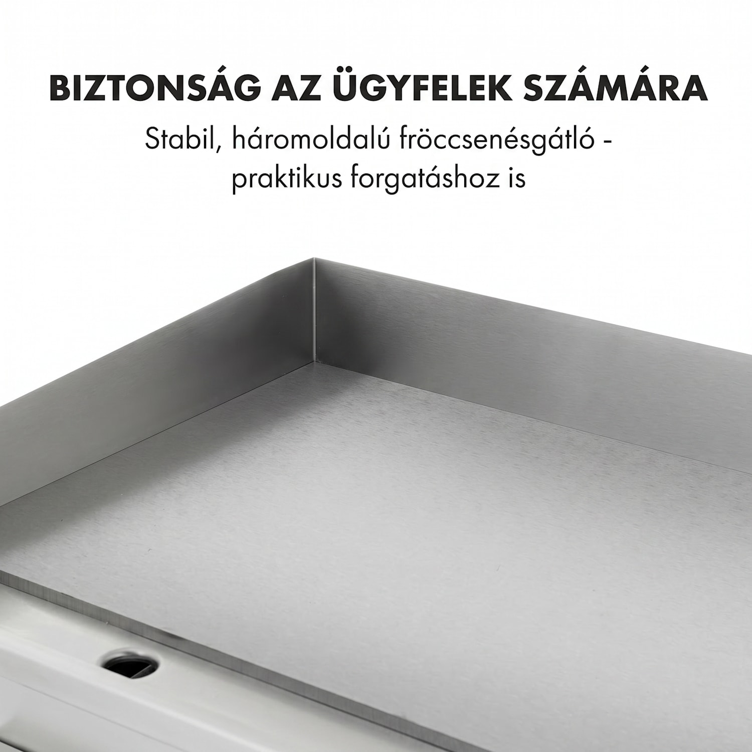 Grillmeile 3000G, elektromos grill, 3000 W, grill lap, 54,5 x 35 cm, sima Sima grill-lemez