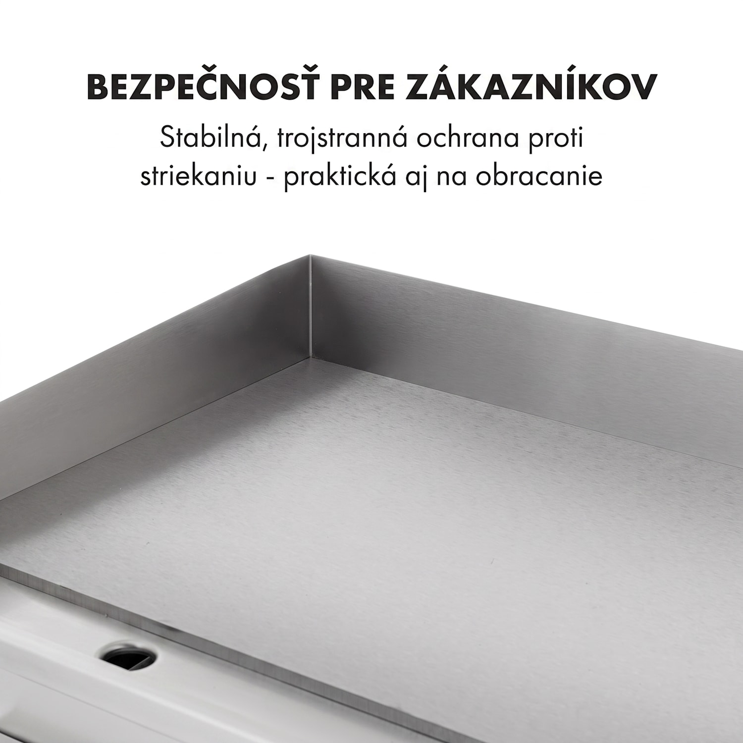 Grillmeile 3000G, elektrický gril, 3000 W, grilovacia platňa 54,5 x 35 cm, hladký Hladká grilovacia doska
