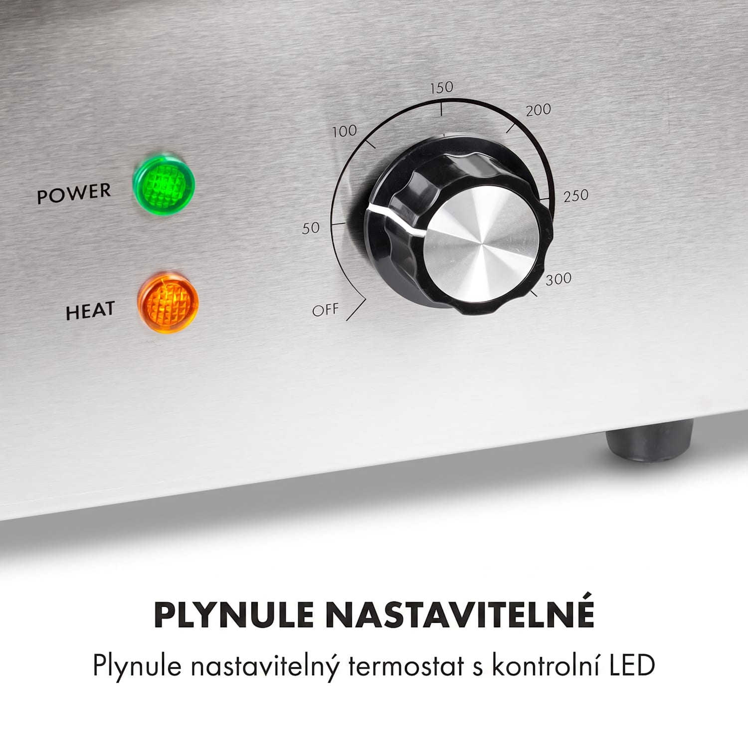 Grillmeile 3000GR, elektrický gril, 3000 W, 54,5 x 35 cm, hladký/žebrovaný Hladká a drážkovaná grilovací deska