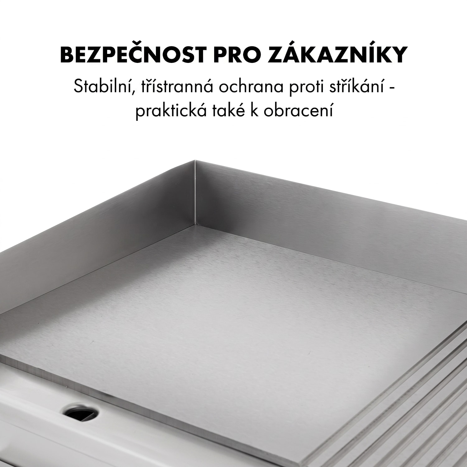 Grillmeile 3000GR, elektrický gril, 3000 W, 54,5 x 35 cm, hladký/žebrovaný Hladká a drážkovaná grilovací deska