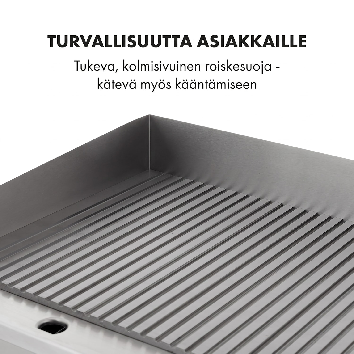 Grillmeile 3000R Pro -sähkögrilli 3000 W grillilevy 54,5 x 35 cm uurrettu uritettu grillaustaso