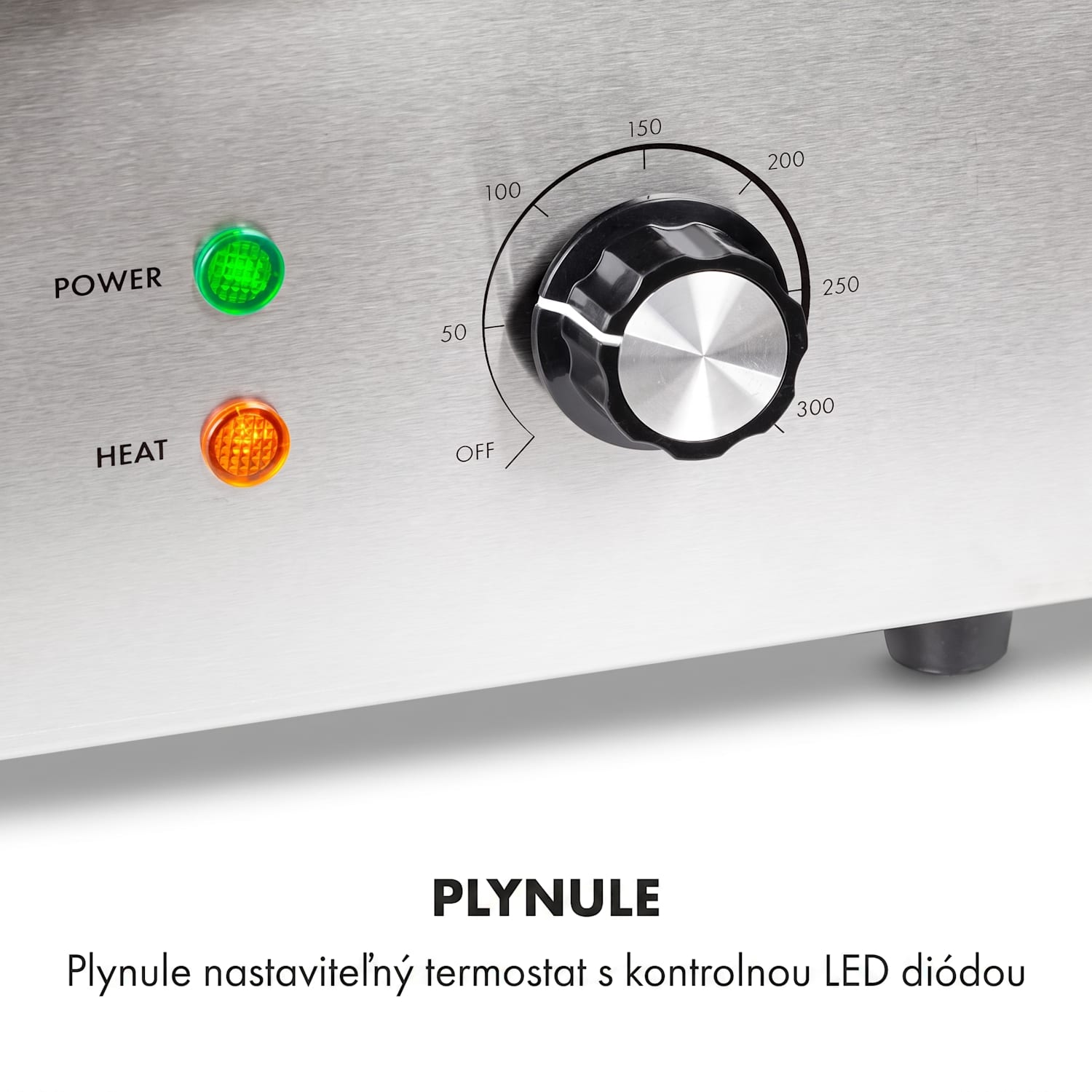 Grillmeile 3000R, elektrický gril, 3000 W, grilovacia platňa 54,5 x 35 cm, rebrovaný Drážkovaná grilovacia doska