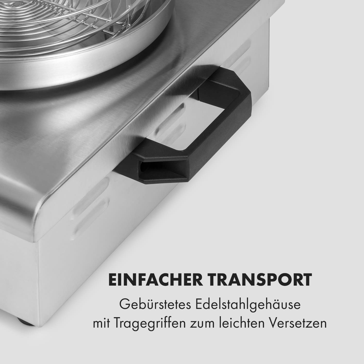 Pro Wurstfabrik 450 Hot Dog Maker 450W 5L 30-100°C Vetro Acciaio Inox 450 W