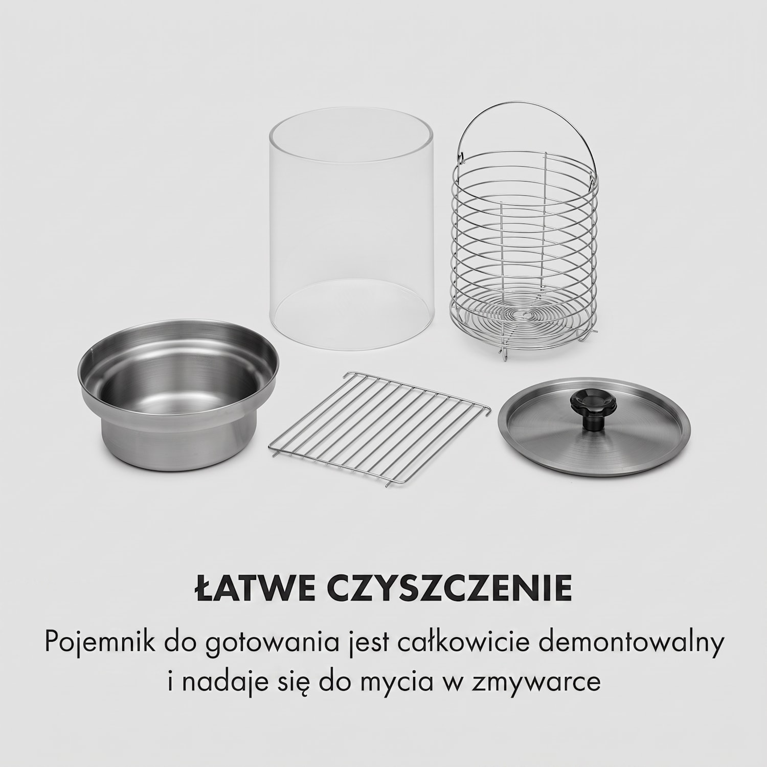 Wurstfabrik 450 Maszyna do hot dogów 450W 5L 30-100°C Szkło Stal nierdzewna 450 W