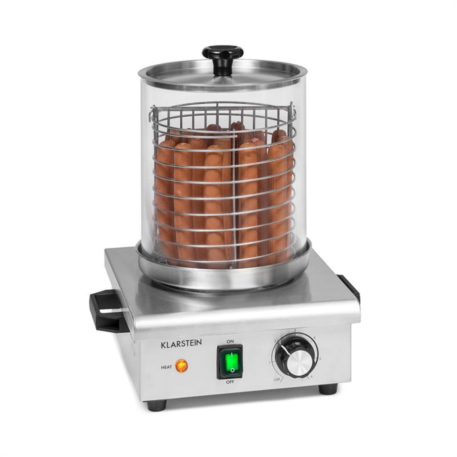 Pro Worstfabriek 450 hotdog maker 450W 5L 30-100°C glas roestvrij staal 450 W
