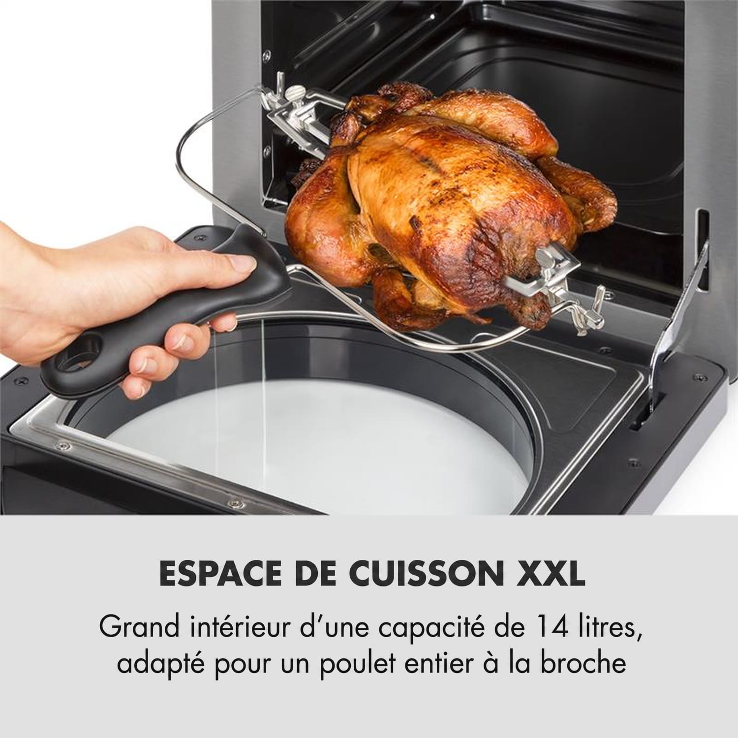 AeroVital easy touch heteluchtfriteuse 1700W 14L 16 programma's zwart Zwart