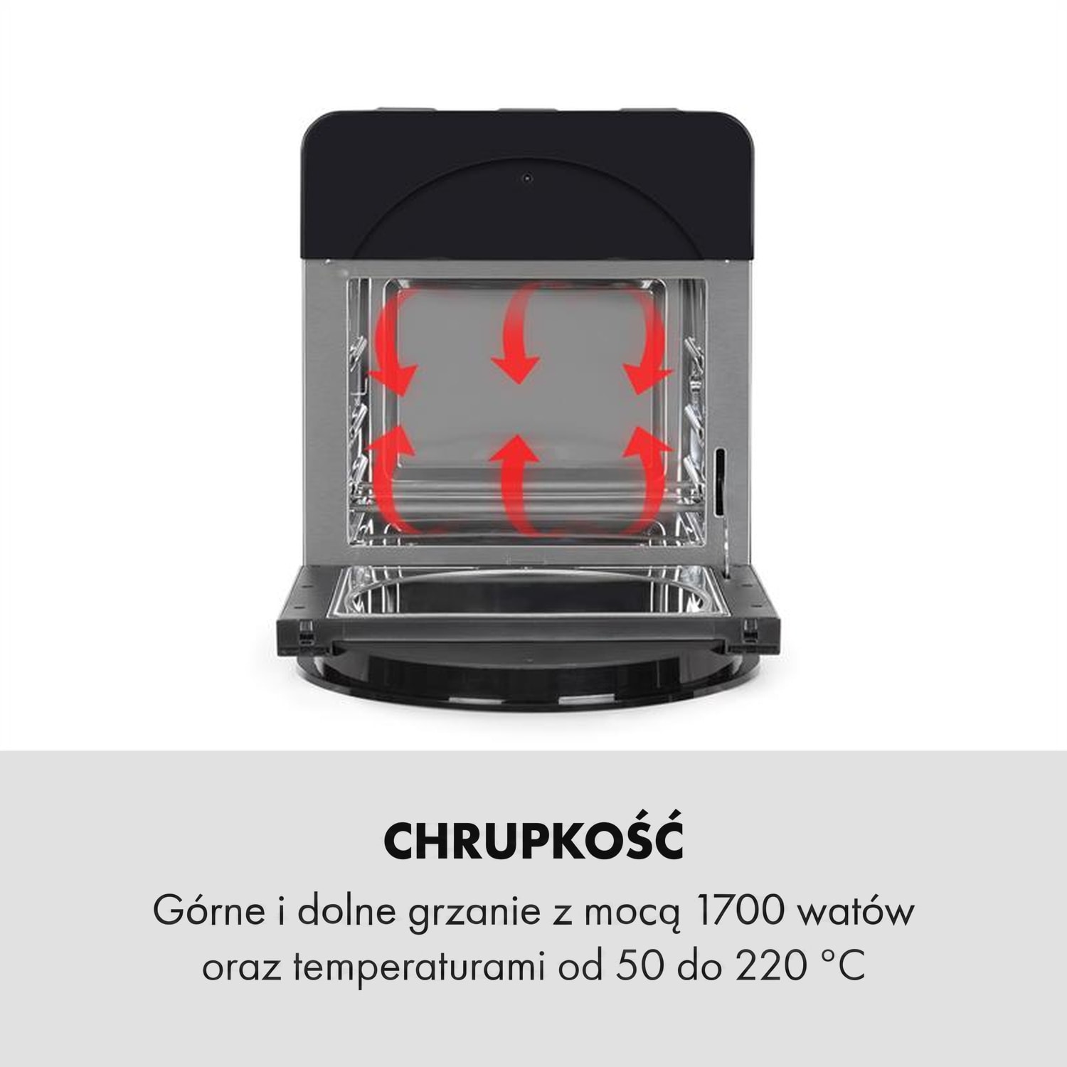 AeroVital easy touch, frytkownica beztłuszczowa, 16 programów, 1700 W, 14 l, kolor czarny Czarny