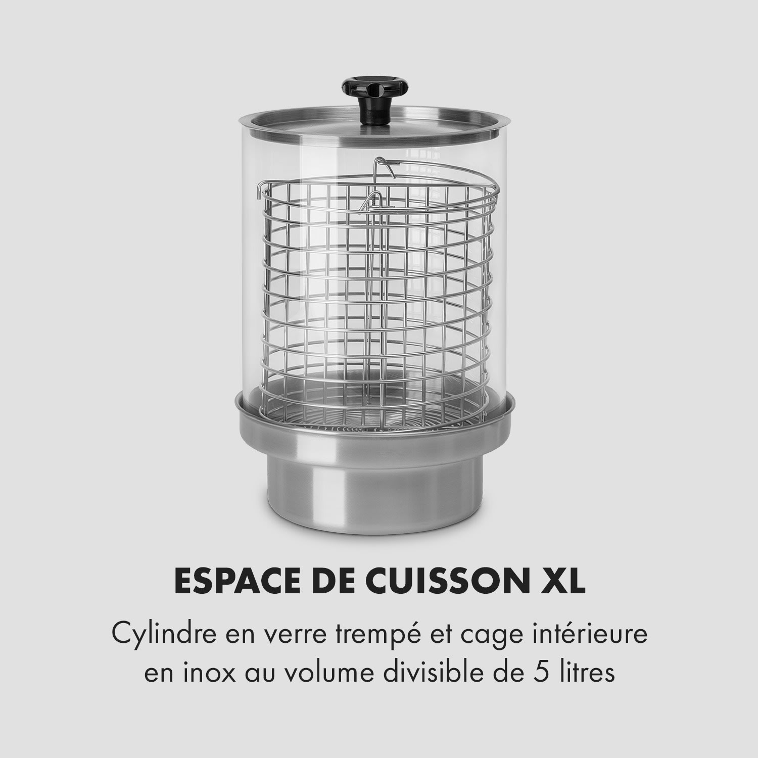 Worstfabriek Pro 550 hotdog maker 550W 5L 30-100°C glas roestvrij staal 550 W