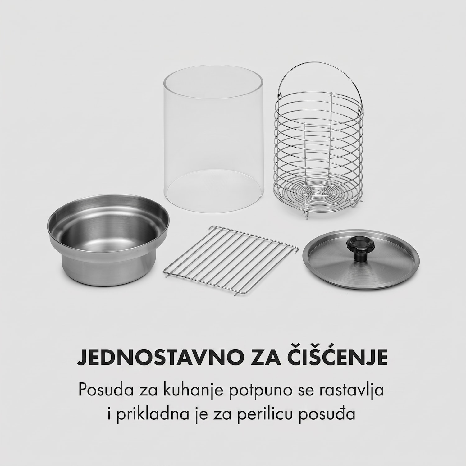 Wurstfabrik 550, aparat za hot dog, 550W, 5L, 30-100°C, staklo, nehrđajući čelik 550 W