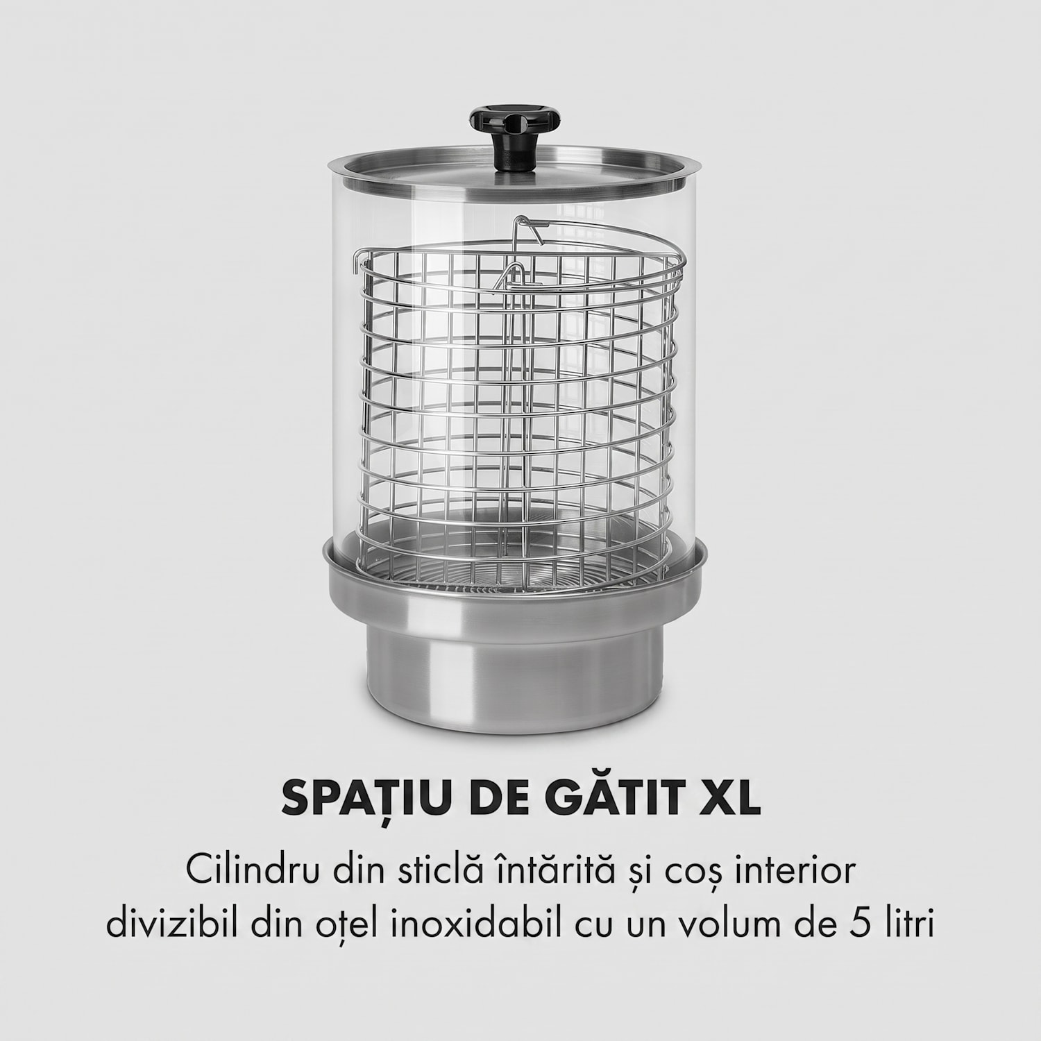 Wurstfabrik 550, aparat pentru preparat Hot Dog, 550 W, 5 litri, 30 - 100 °C, oțel inoxidabil 550 W
