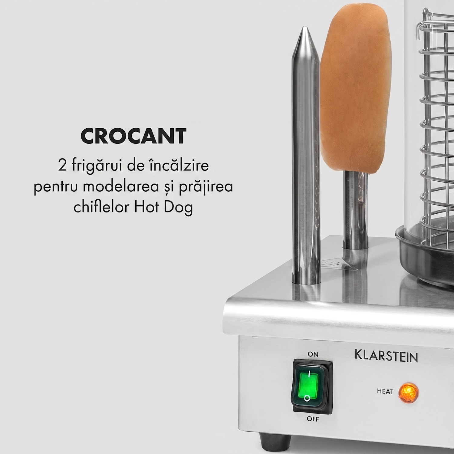Wurstfabrik 550, aparat pentru preparat Hot Dog, 550 W, 5 litri, 30 - 100 °C, oțel inoxidabil 550 W