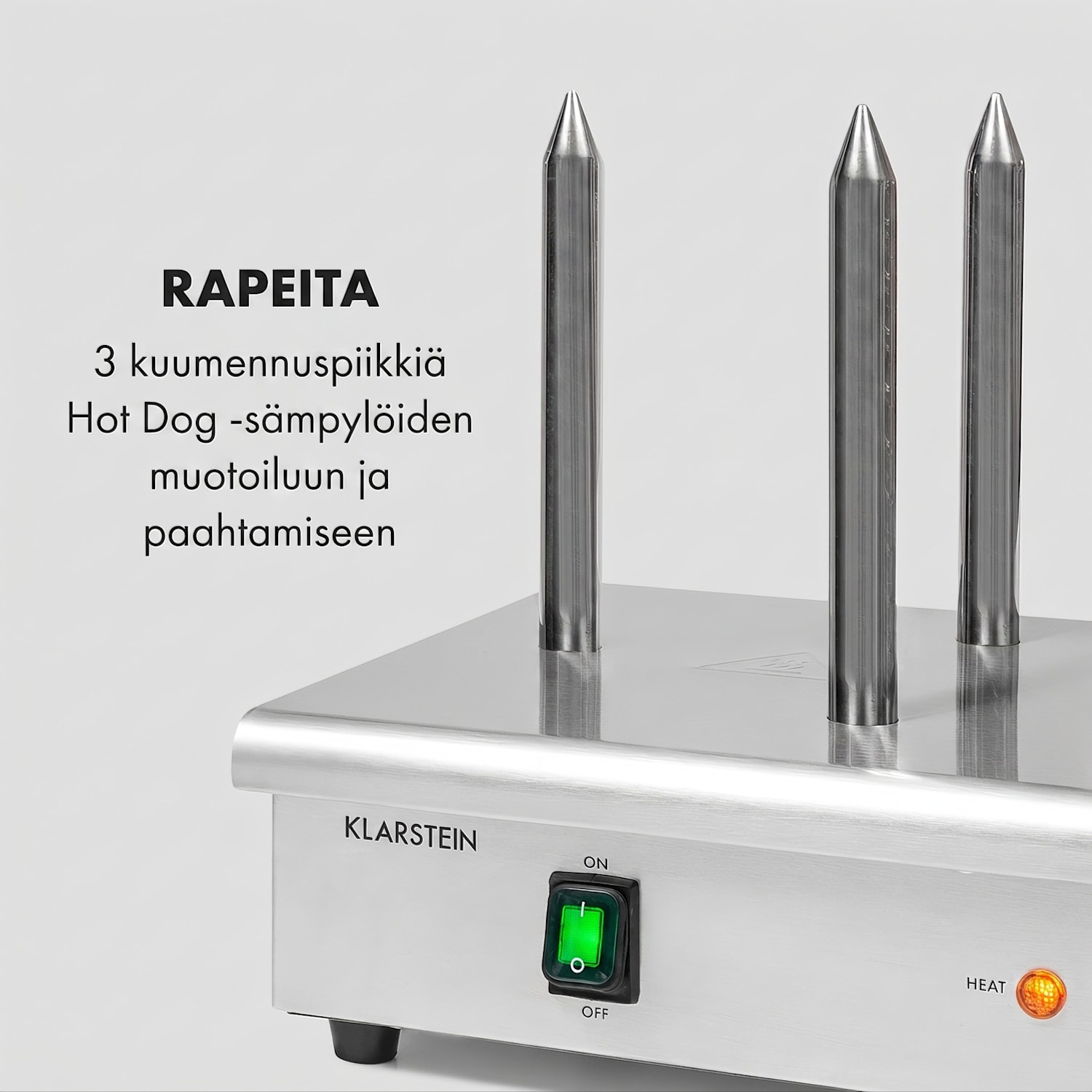 Wurstfabrik Pro 600 Hot Dog Maker 600W 5l 30-100°C lasi teräs 600 W