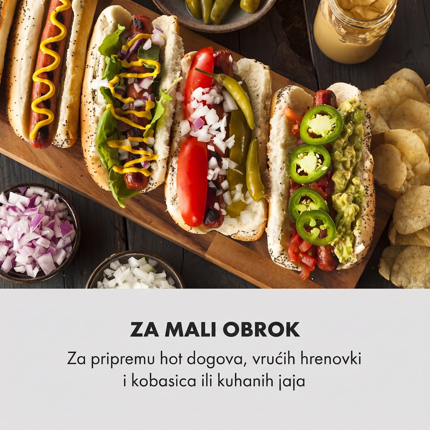 Wurstfabrik 600, aparat za hot dog, 600W, 5L, 30-100°C, staklo, nehrđajući čelik 600 W