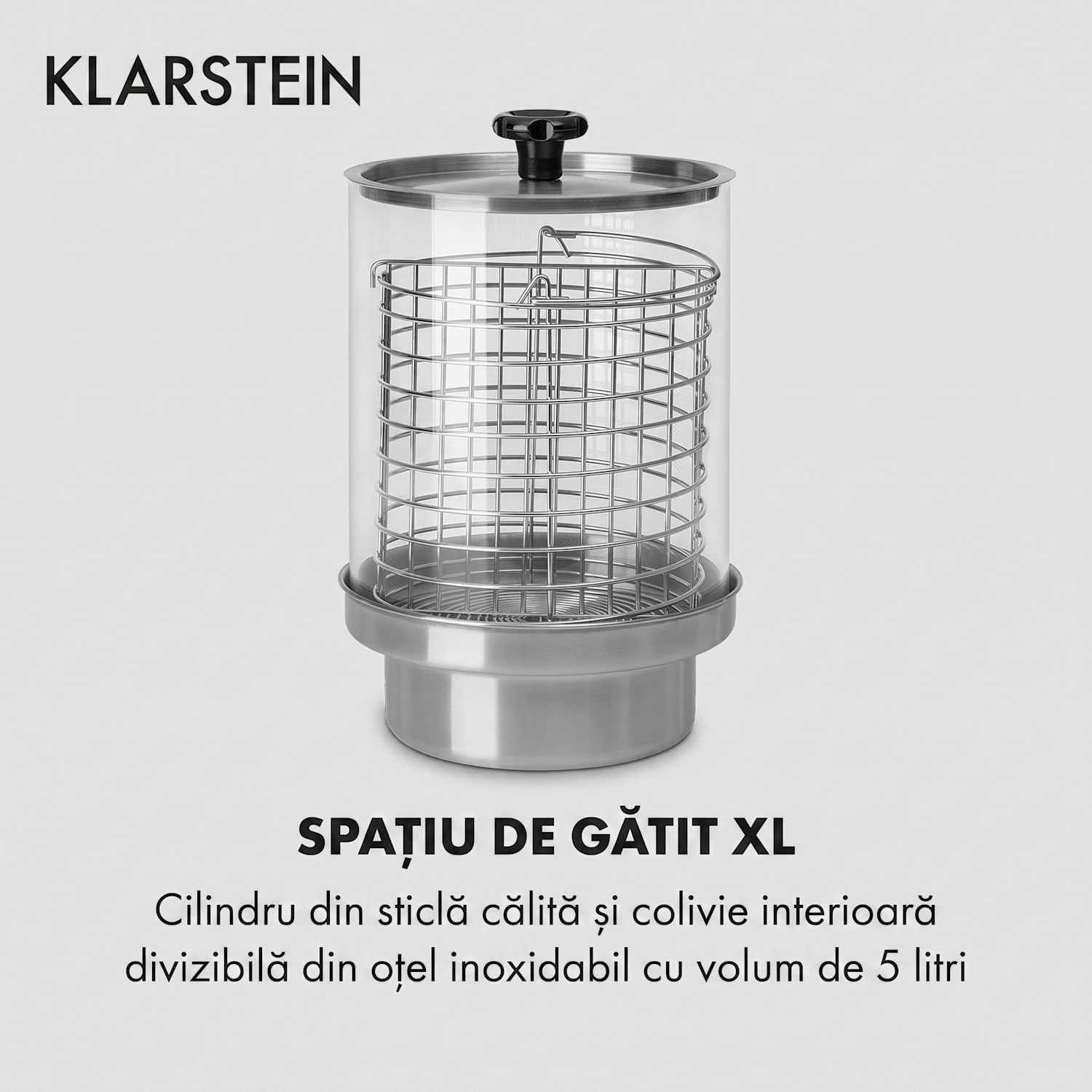 Wurstfabrik 600, aparat pentru preparat Hot Dog, 600 W, 5 litri, 30 - 100 °C, oțel inoxidabil 600 W