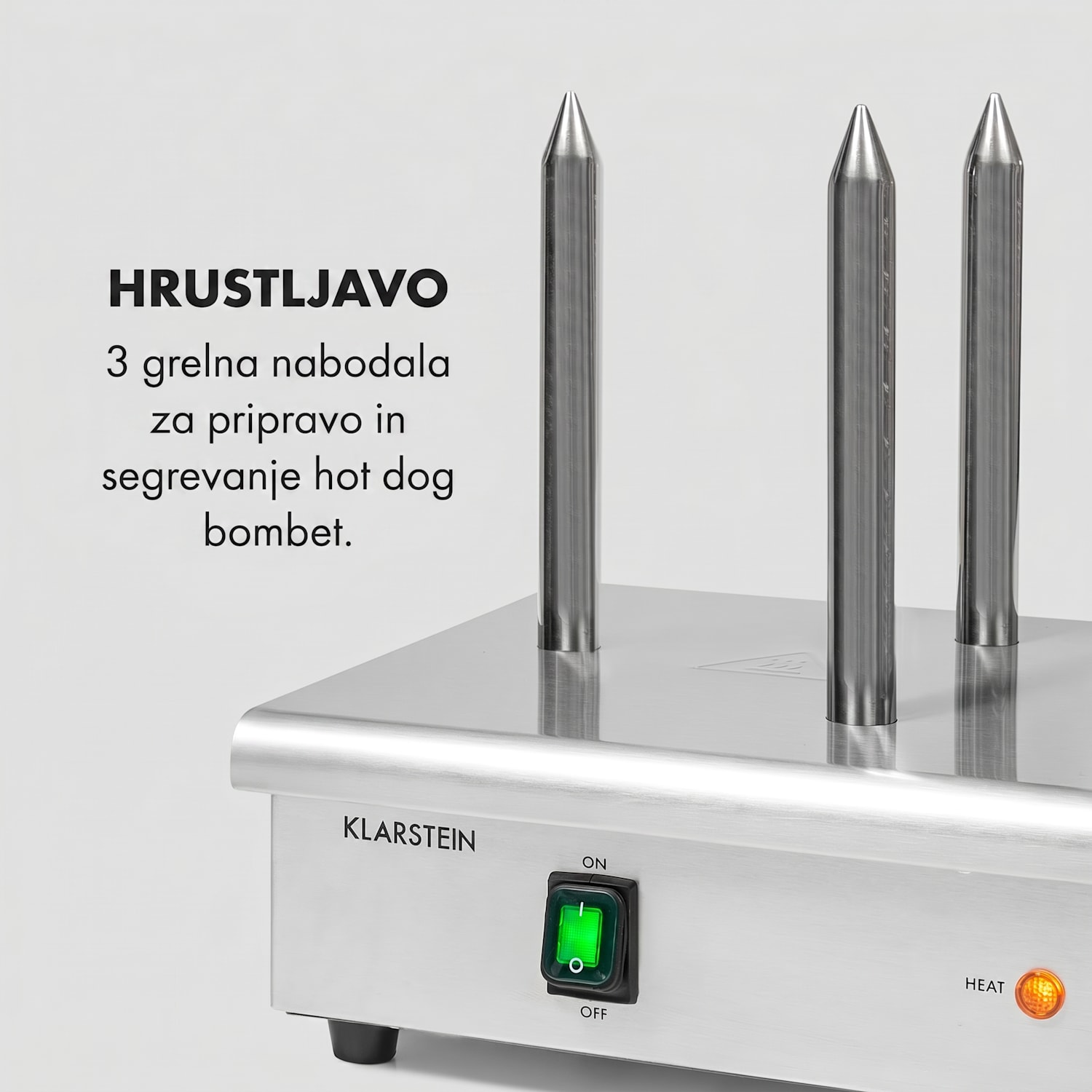 Wurstfabrik 600, aparat za hot dog, 600 W, 5 l, 30 – 100 °C, steklo, nerjaveče jeklo 600 W