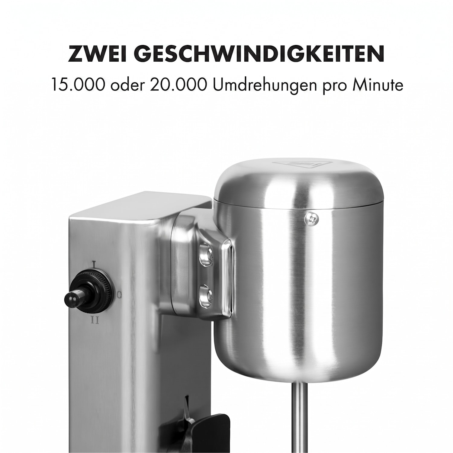 Pro robusto frullatore per milkshake frappé proteici 80W acciaio inox argento 80 W