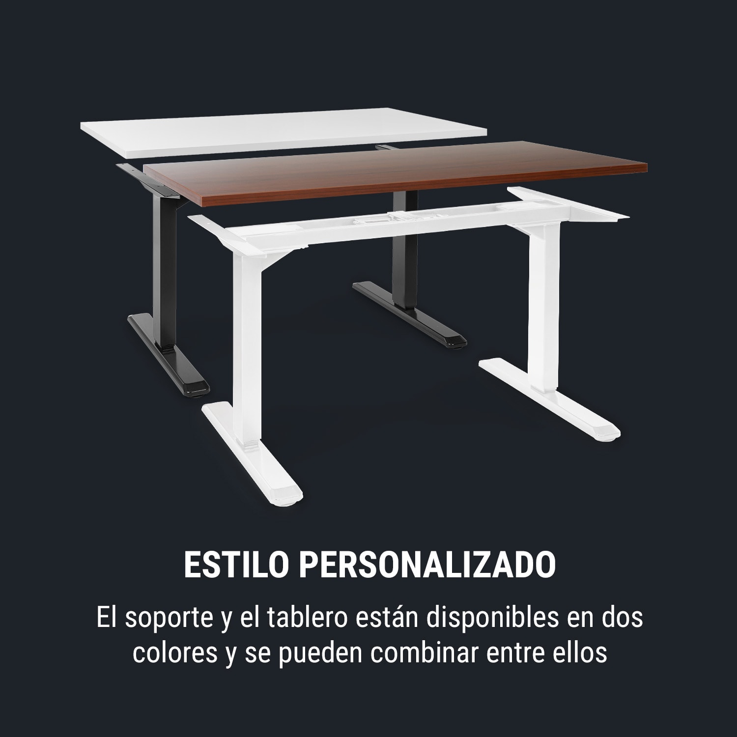 Multidesk Comfort escritorio de altura regulable eléctrico blanco Control eléctrico | Blanco