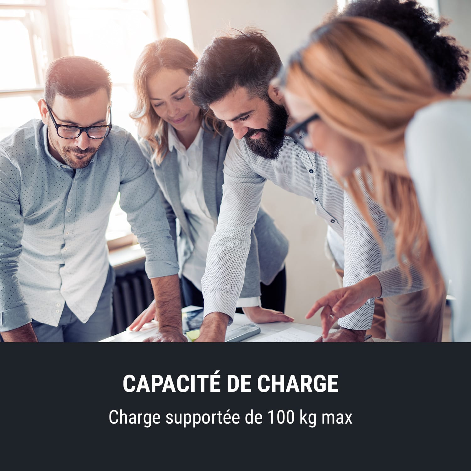 Multidesk Comfort Bureau électrique hauteur & largeur réglable Blanc Contrôle électrique | Blanc