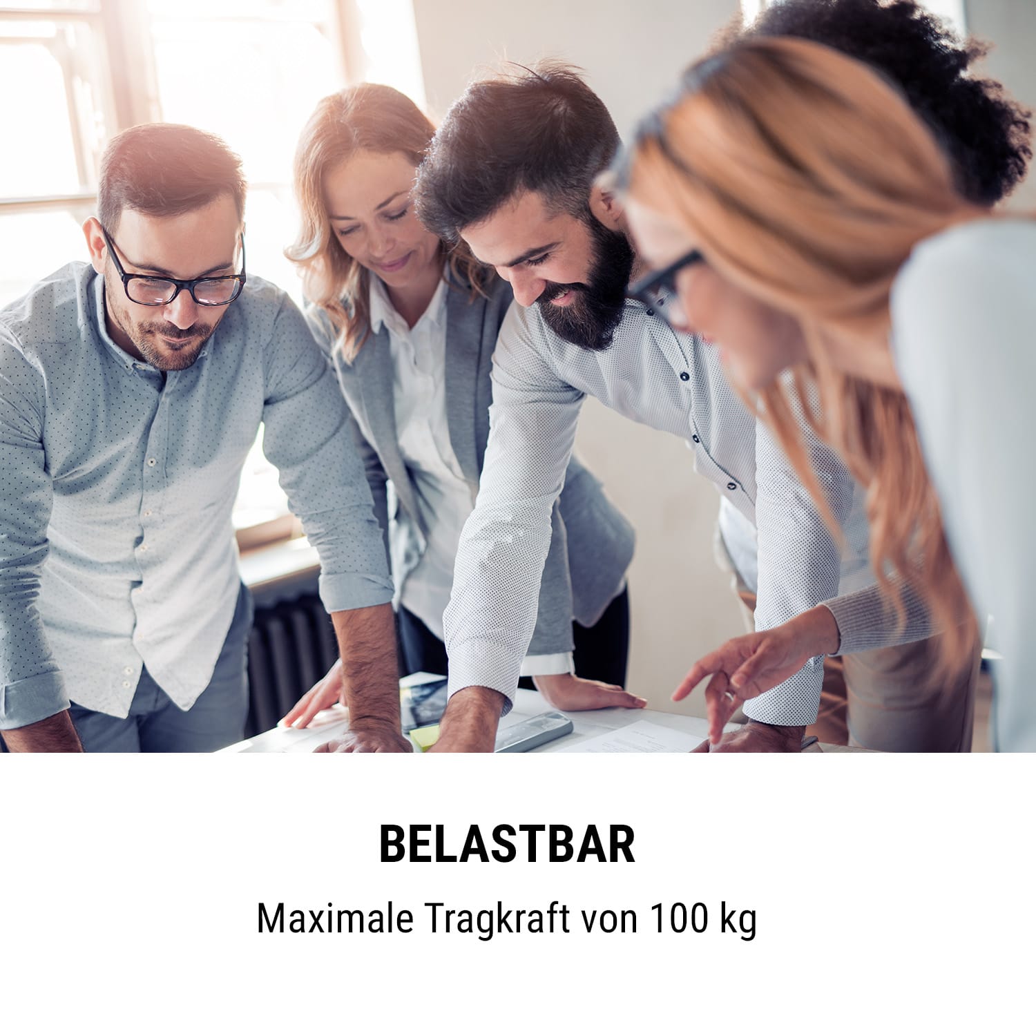 Multidesk Comfort Schreibtisch elektrisch höhenverstellbar 62-128 cm 