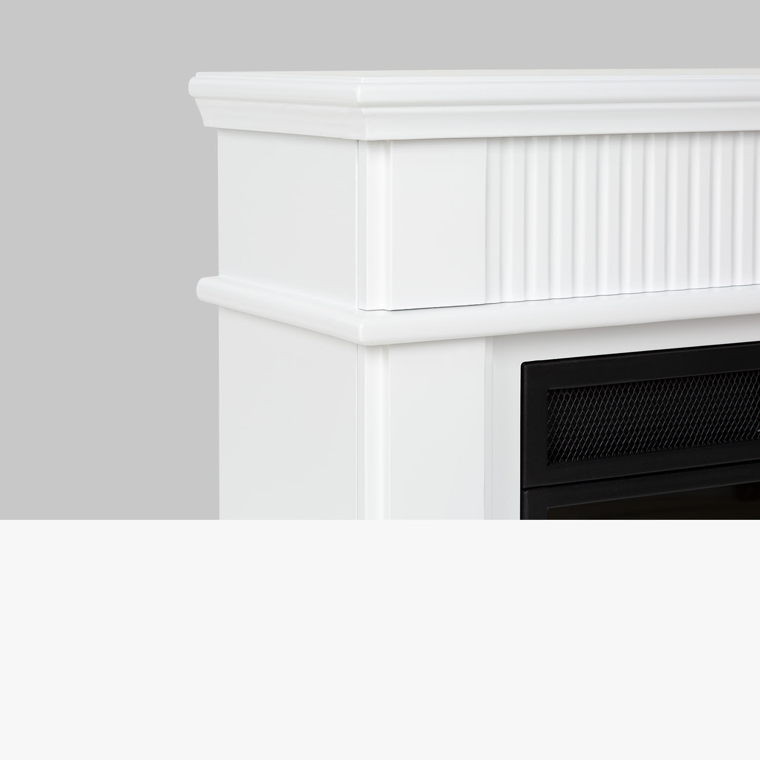 Bern Cheminée électrique 1000/2000 W LED 10-30 °C Minuteur hebdomadaire 2000 W | Blanc