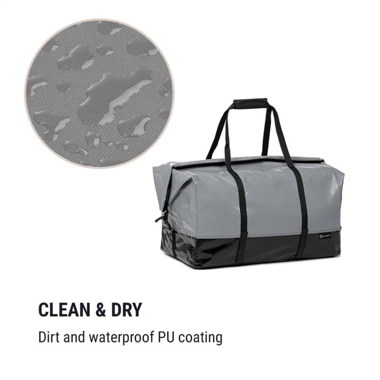 Companion, Travel Bag, transportna torba, 120 litrov, nepremočljiva, roll-top, siva barva 