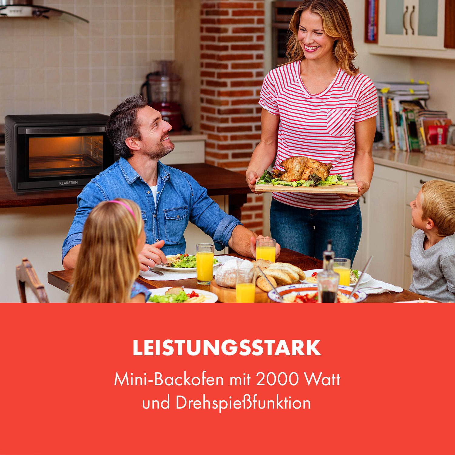 Masterchef 60 mini-forno 60l 2000W 100-230 °C timer nero 60 Ltr | Nero