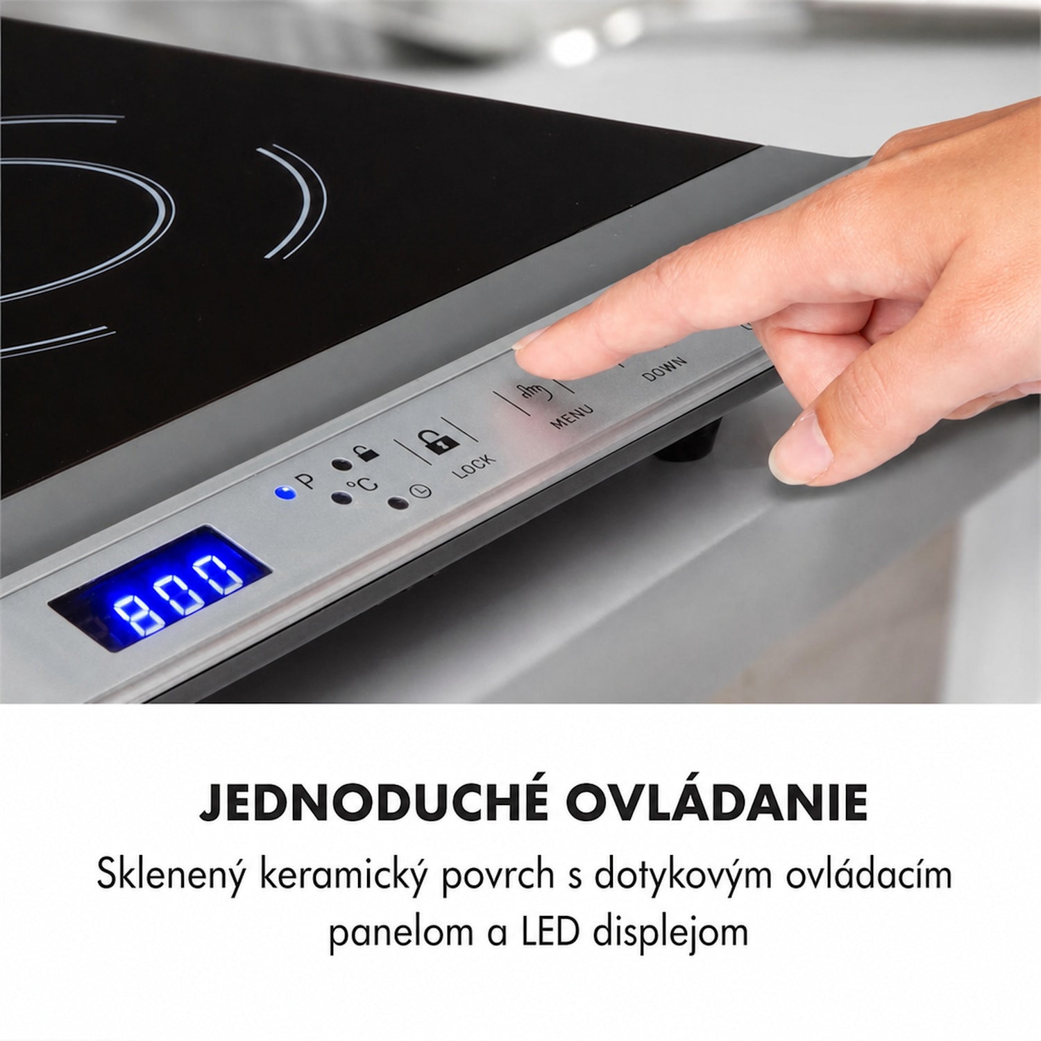 Cucinata, indukčná varná doska, 3100 W, 10 úrovní výkonu, 200 – 1300 W 