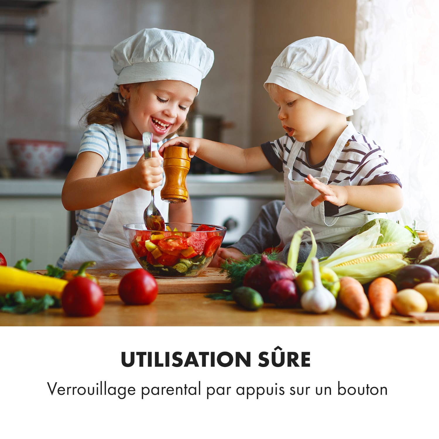 Varicook Steel Table à induction 3100W 10 niveaux 60 à 240° minuterie 