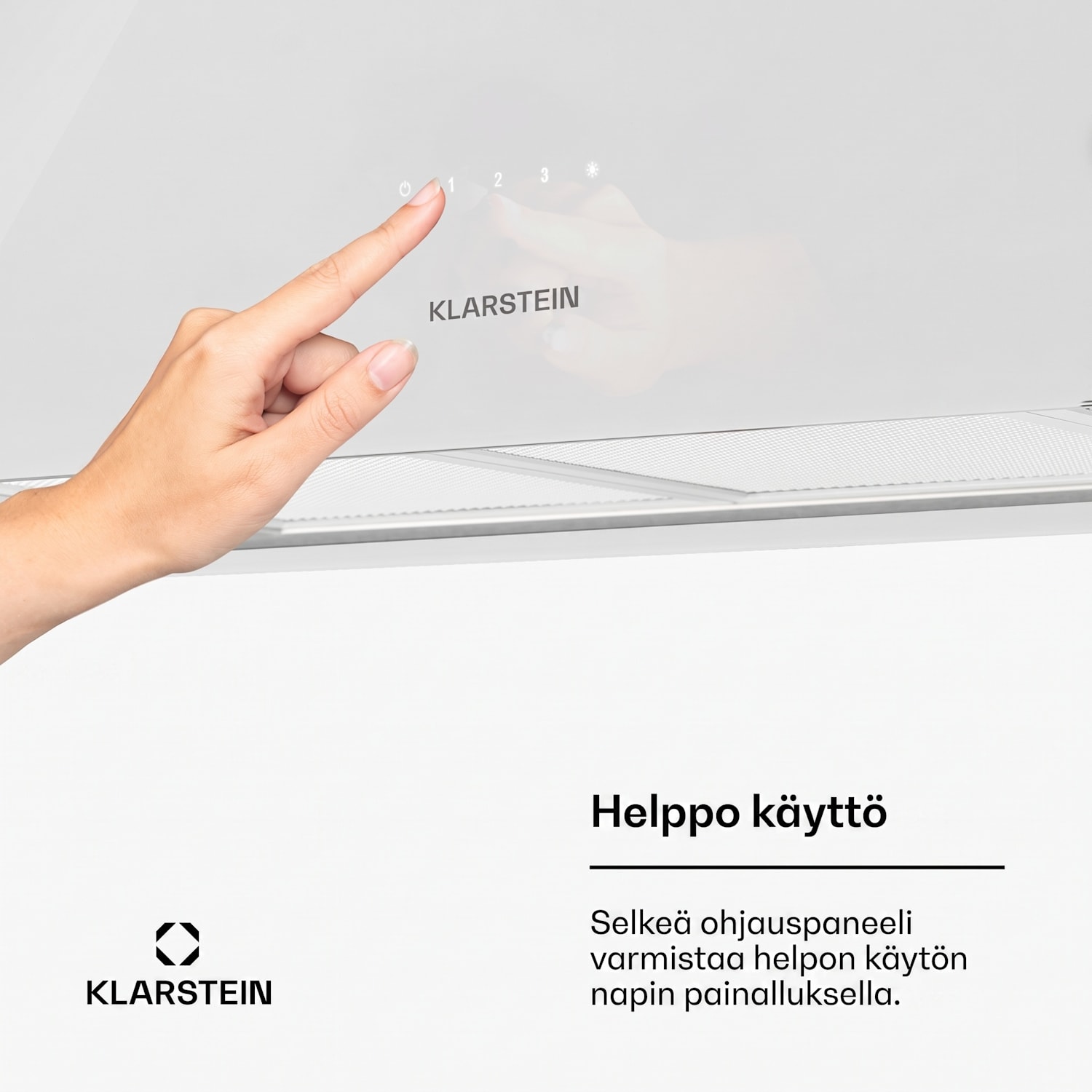 Kronleuchter XL saarekeimuri 90 cm kiertoilma 577 m³/h LED kosketus valkoinen 90 cm | Valkoinen