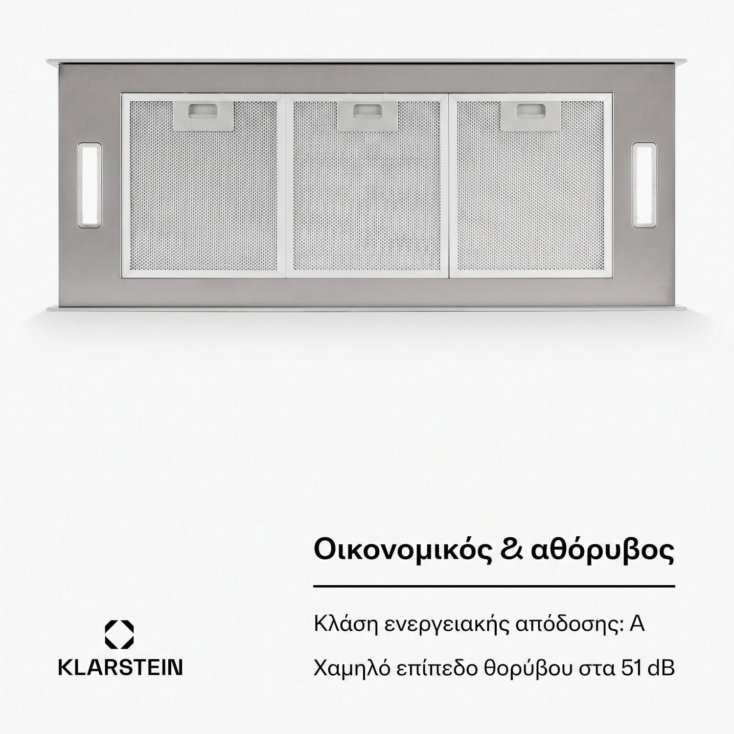 Kronleuchter XL, απορροφητήρας, 90 cm, νησιωτός, 577 m³/h, χειρισμός αφής, LED, λευκός Λευκό