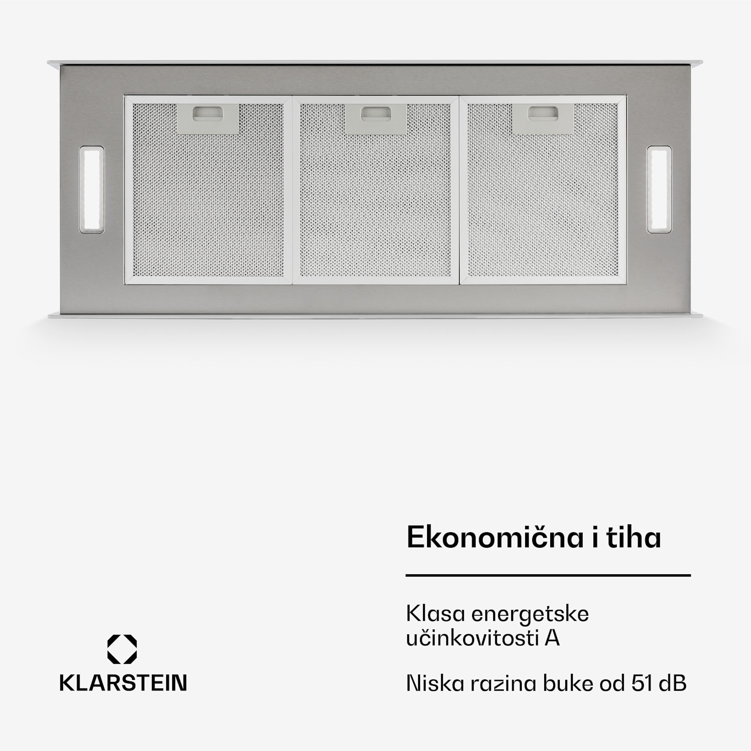 Kronleuchter XL, otočna kuhinjska napa, 90 cm, usisna snaga 590 m³/h, LED, zaslon osvjetljiv na dodir, bijela Bijela