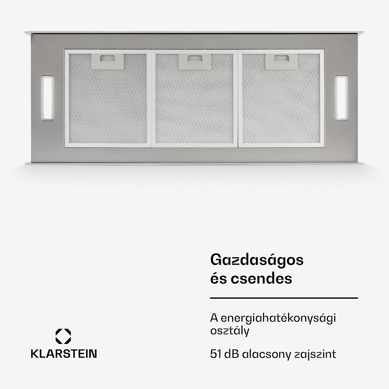 Kronleuchter XL, mennyezeti páraelszívó, 90 cm, 590 m³/ó, LED, érintőképernyős, fehér Fehér