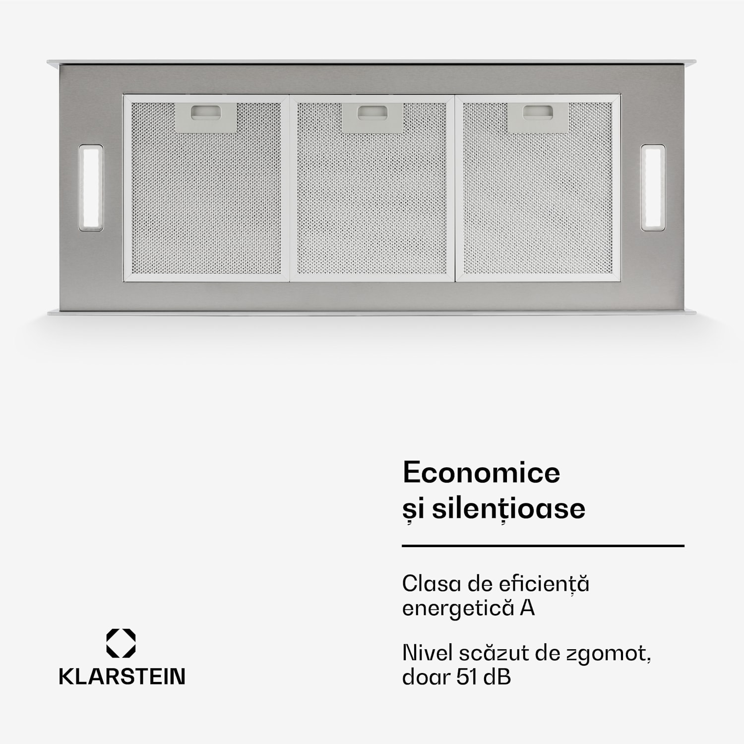 Kronleuchter XL, hotă de aragaz, 90 cm, circulație, 590m³ / h, LED, ecran tactil, alb Alb