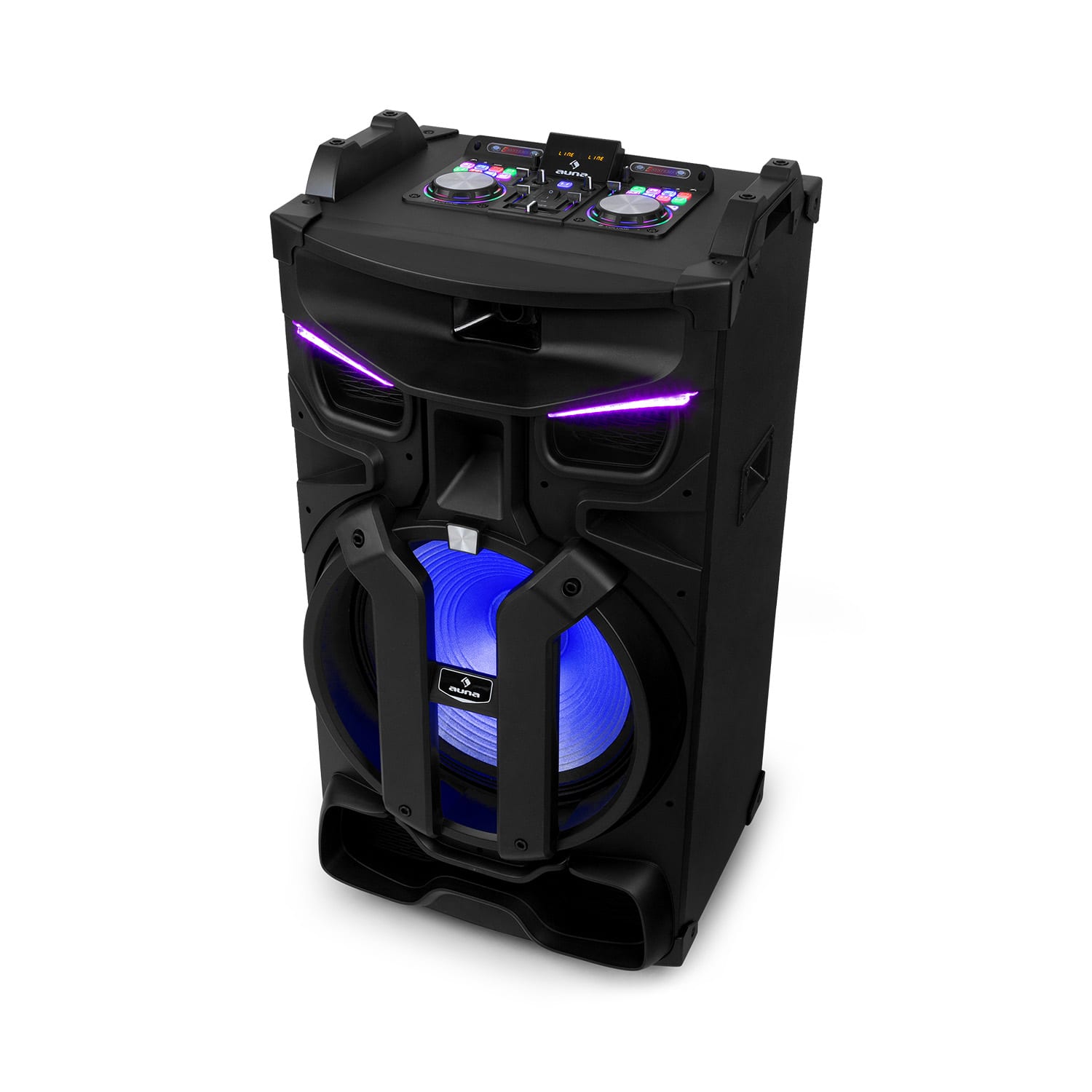Silhouettes party sound system 15" altoparlante USB, SD, BT 450W nero 450 W