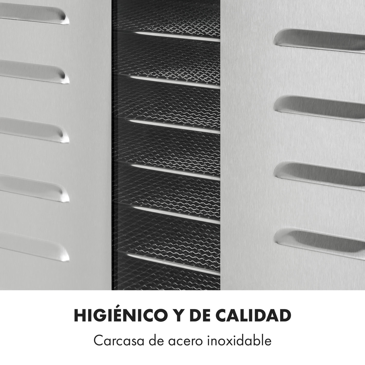 Master Jerky 300 Deshidratador 2000W 40-90 °C temporizador 24h acero inoxidable color plateado 20 bandejas