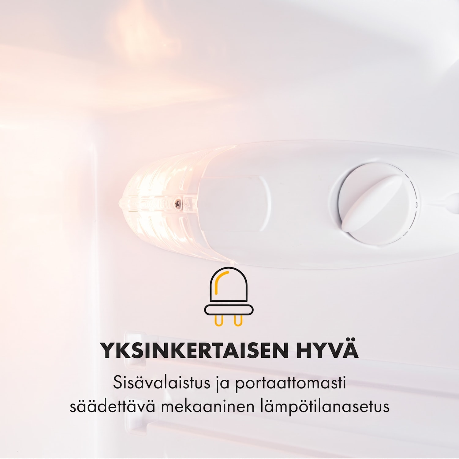 Cool Cousin -jääkaappipakastin 70/11 litraa 40 dB Musta