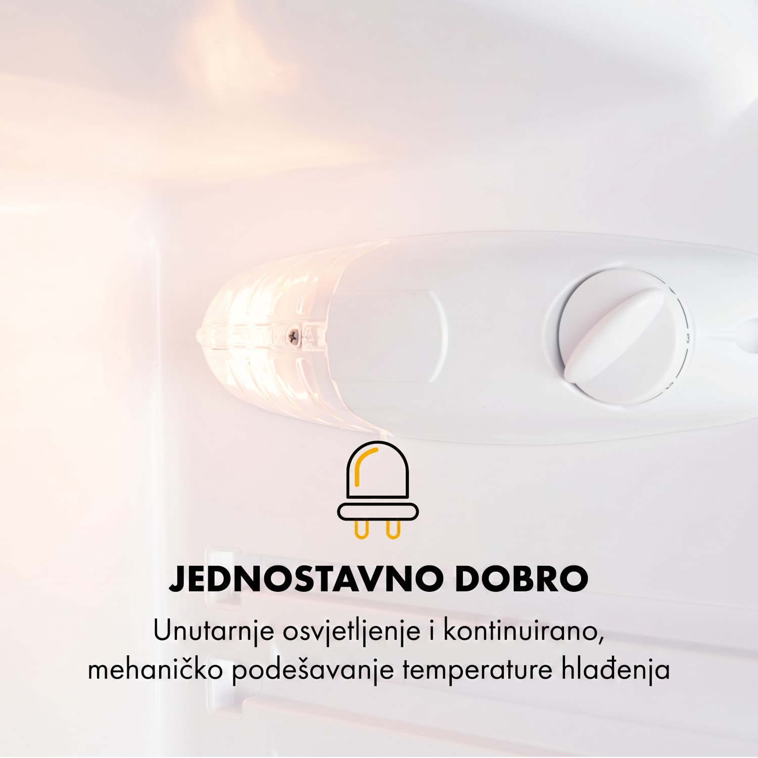 Cool Cousin, hladnjak sa zamrzivačem, 70/11 litara, 40 dB, E, crni Crna