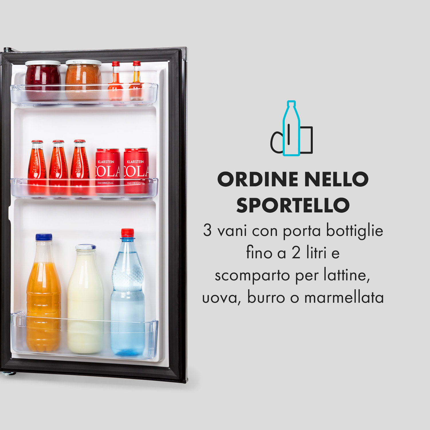 Cool Cousin Frigorifero con vano congelatore 70/11 litri 40 dB Nero