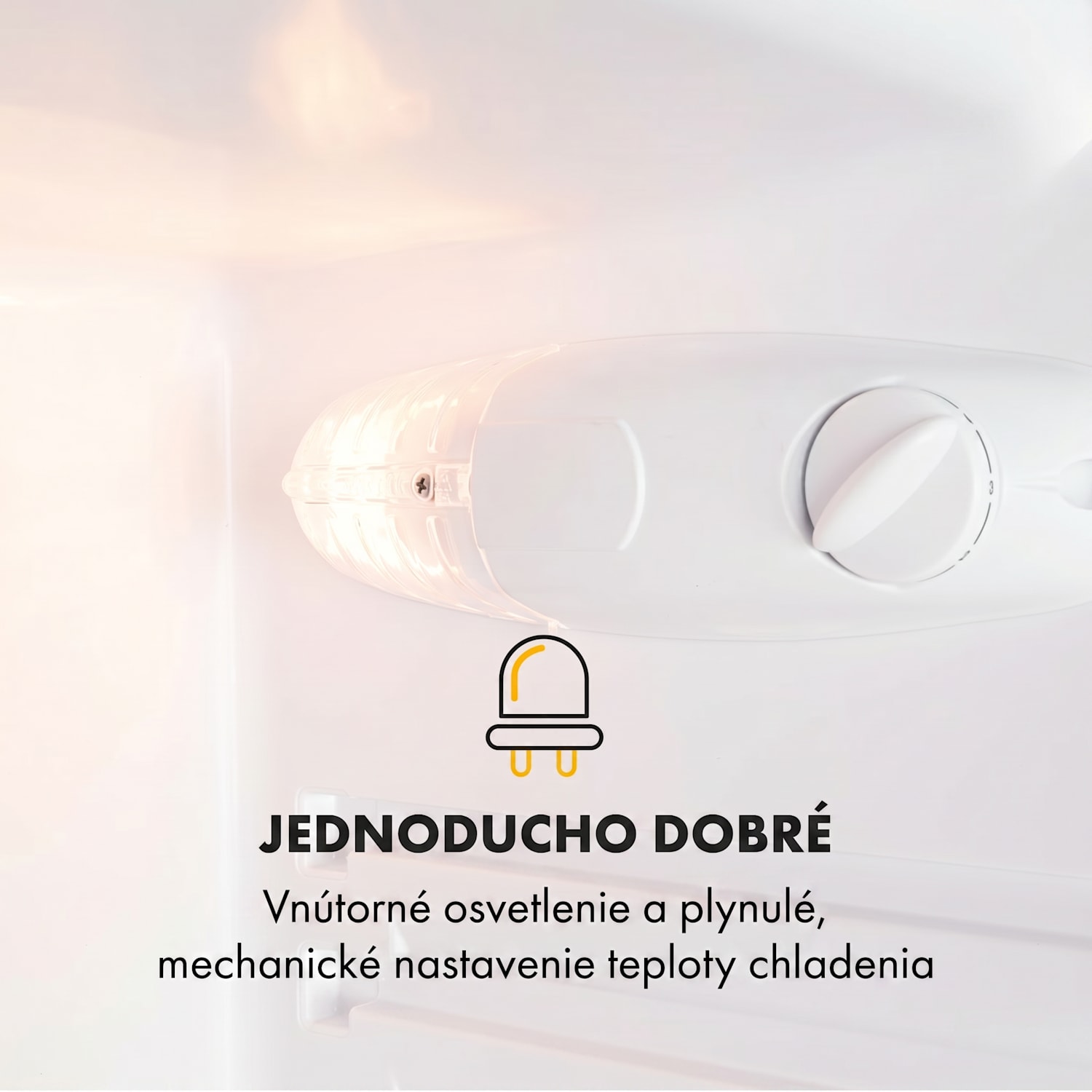 Cool Cousin, chladnička s mrazničkou, 70/11 l, 40 dB, energet. trieda E, čierna Čierna